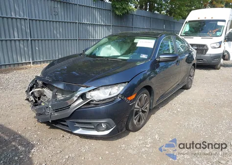2017 Honda Civic Ex-T from USA, damaged, VIN 19XFC1F31HE206844